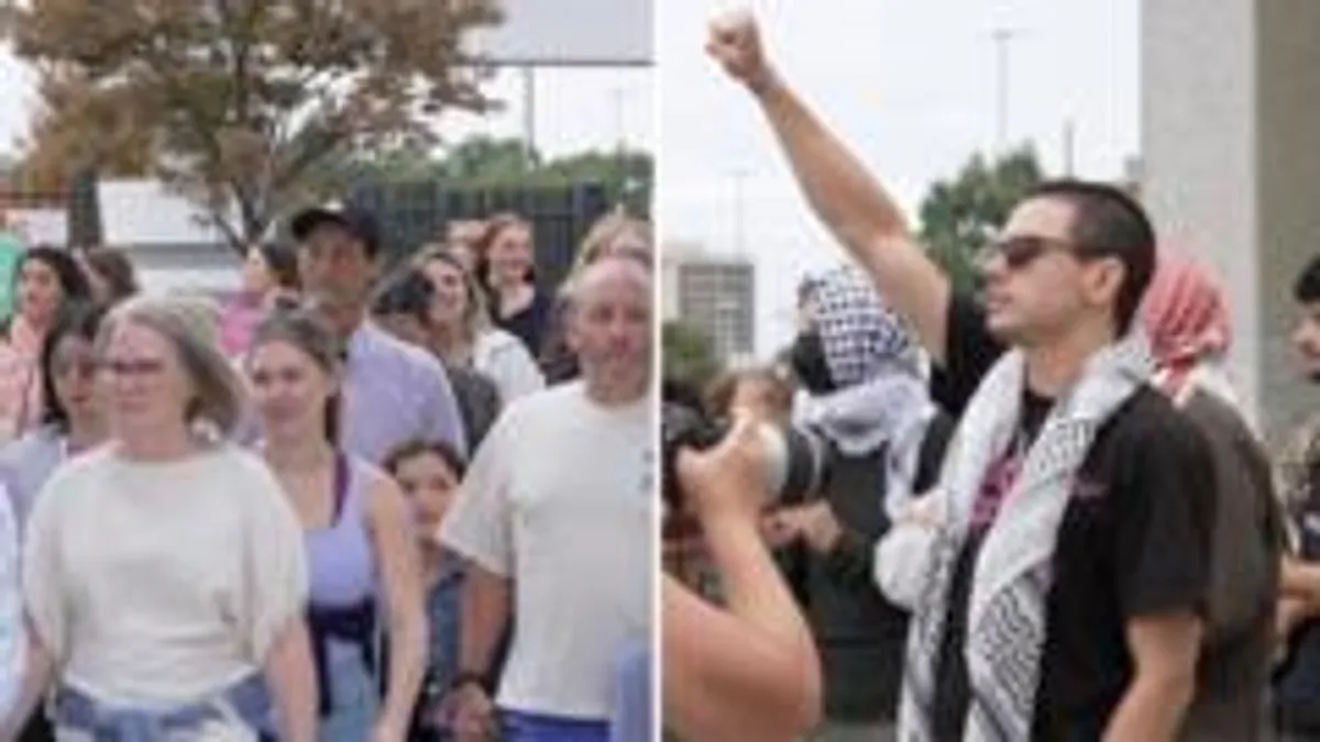 Activists protest at Ed Sheeran Philadelphia concert after Macklemore removal