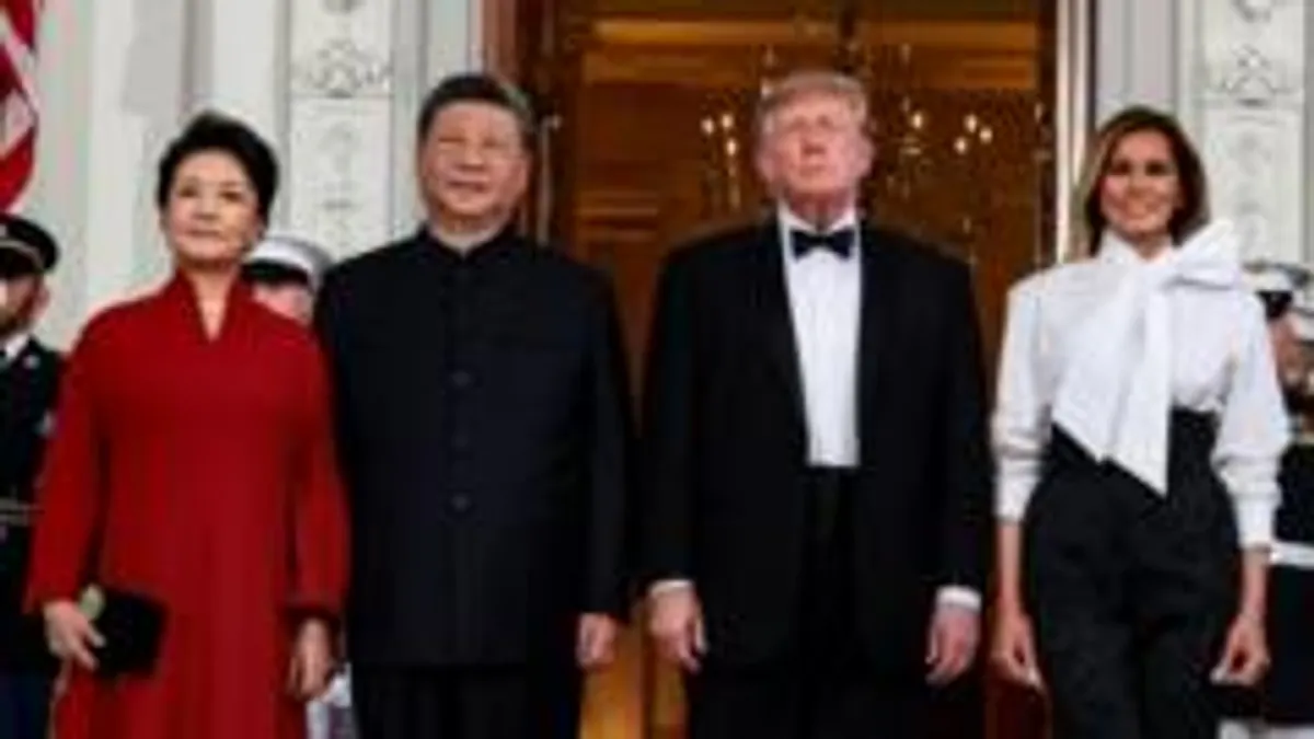 Trump Xi White House visit continues with high-level talks and a state dinner